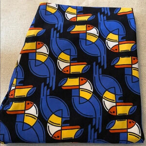 New! Women’s Lularoe blue tucán print leggings OS